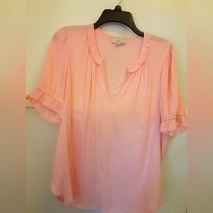 Peach blouse